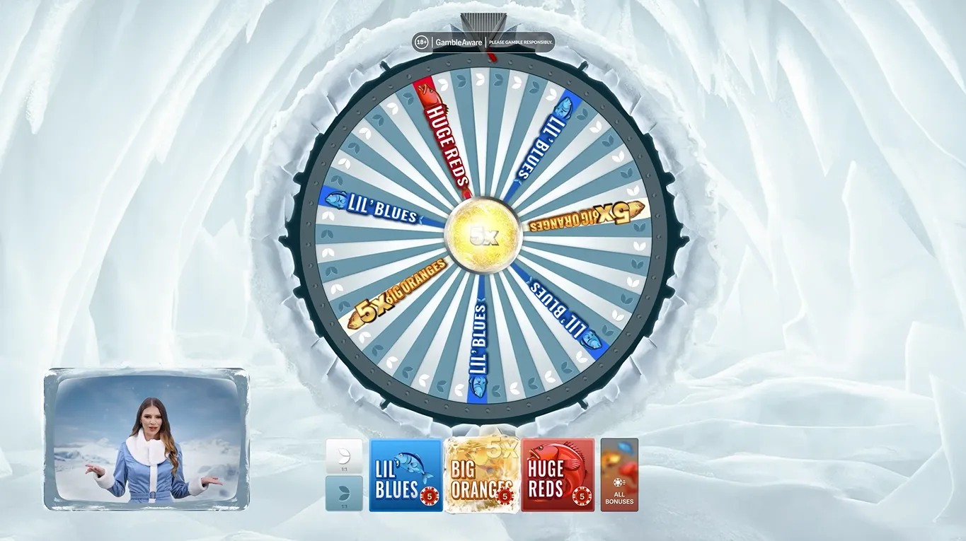 Ice Fishing — бонусный раунд с большим выигрышем